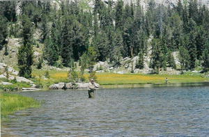 Charlie at Heart Lake.